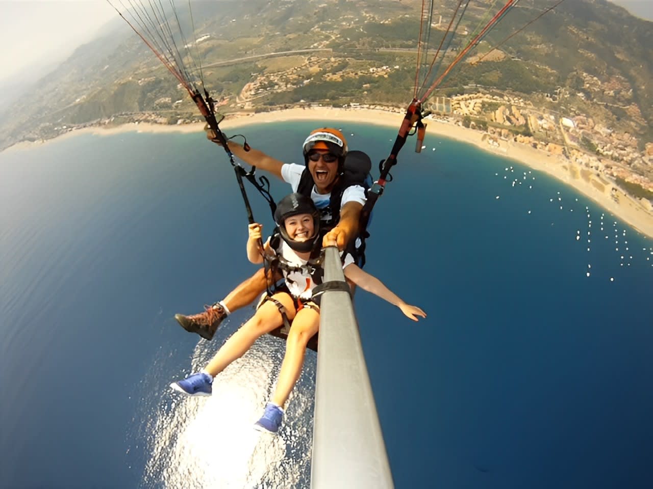 Tandem paragliding in Trapani