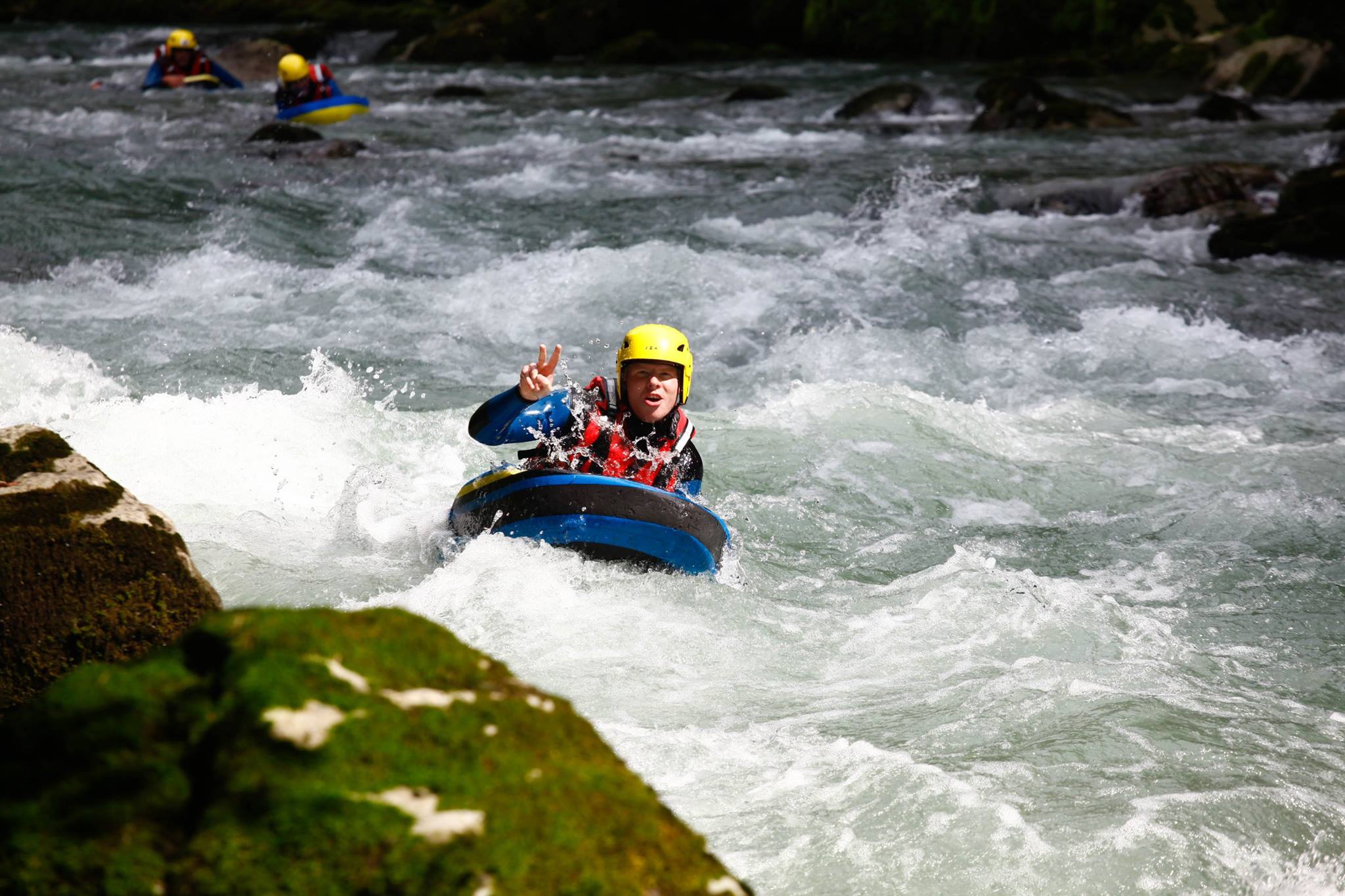 Hydrospeed descent of the Dranse at Thonon les Bains