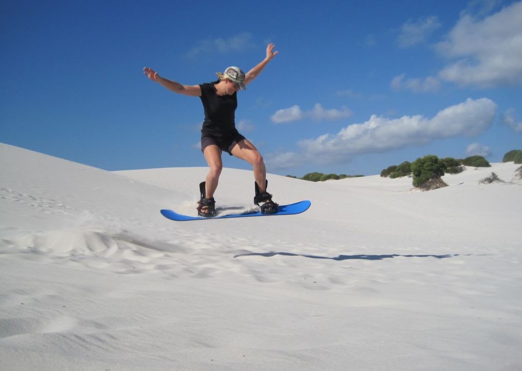 Sandboarding in Cap