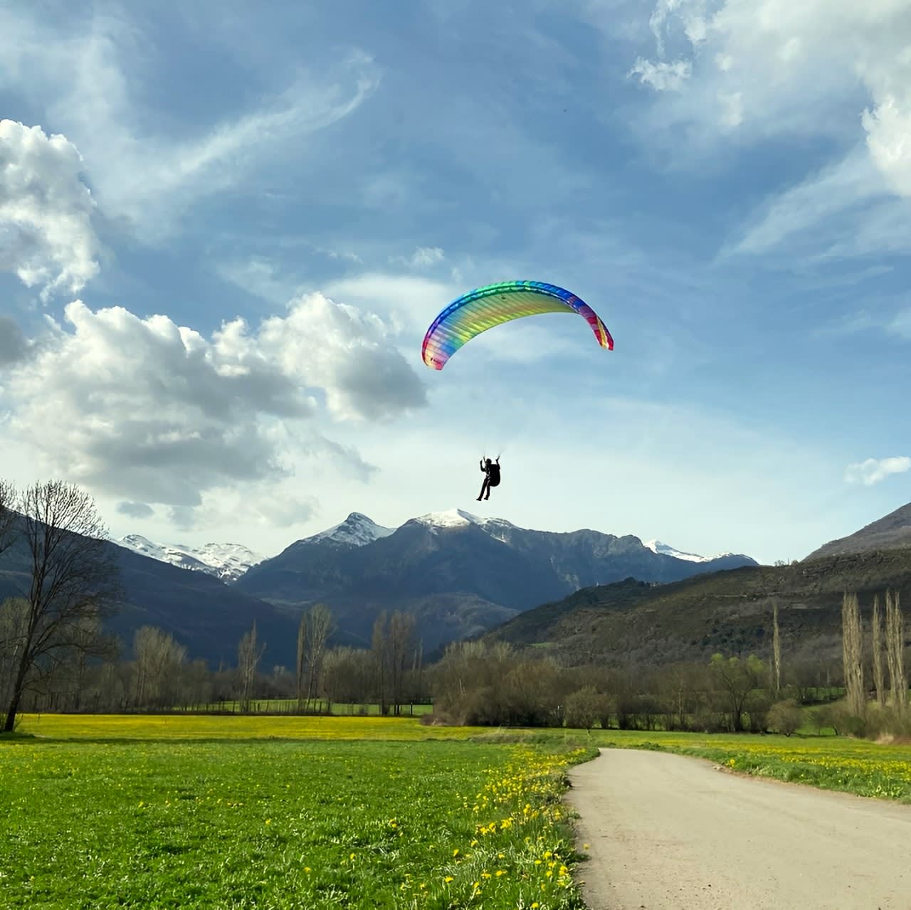 Gleitschirmfliegen in Madrid