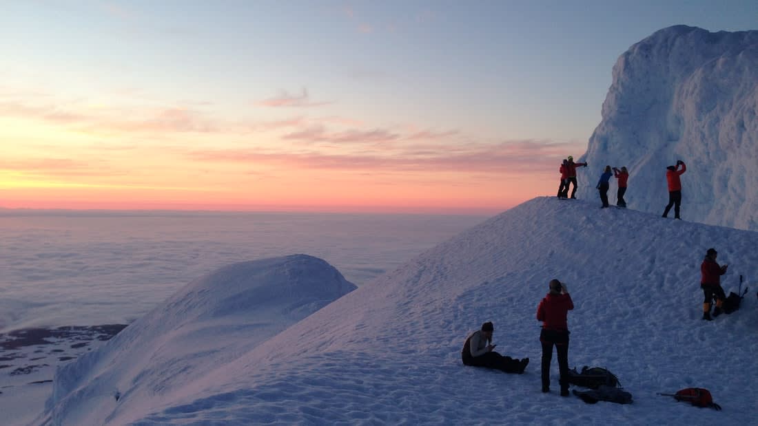 The Snaefellsjökull glacier