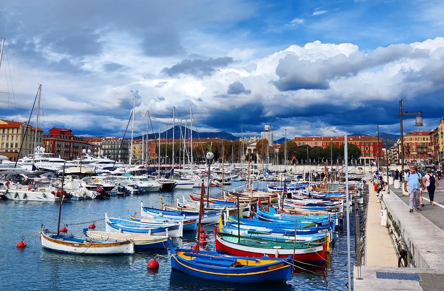 Boats in the Port of Nice