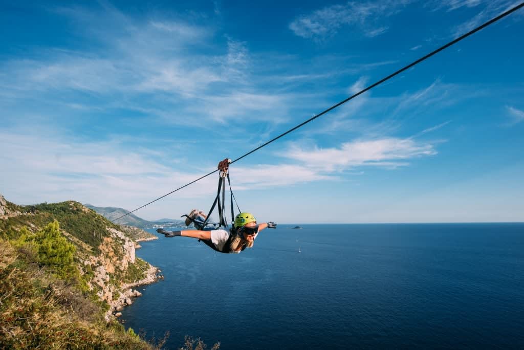 Superman Zipline near Dubrovnik