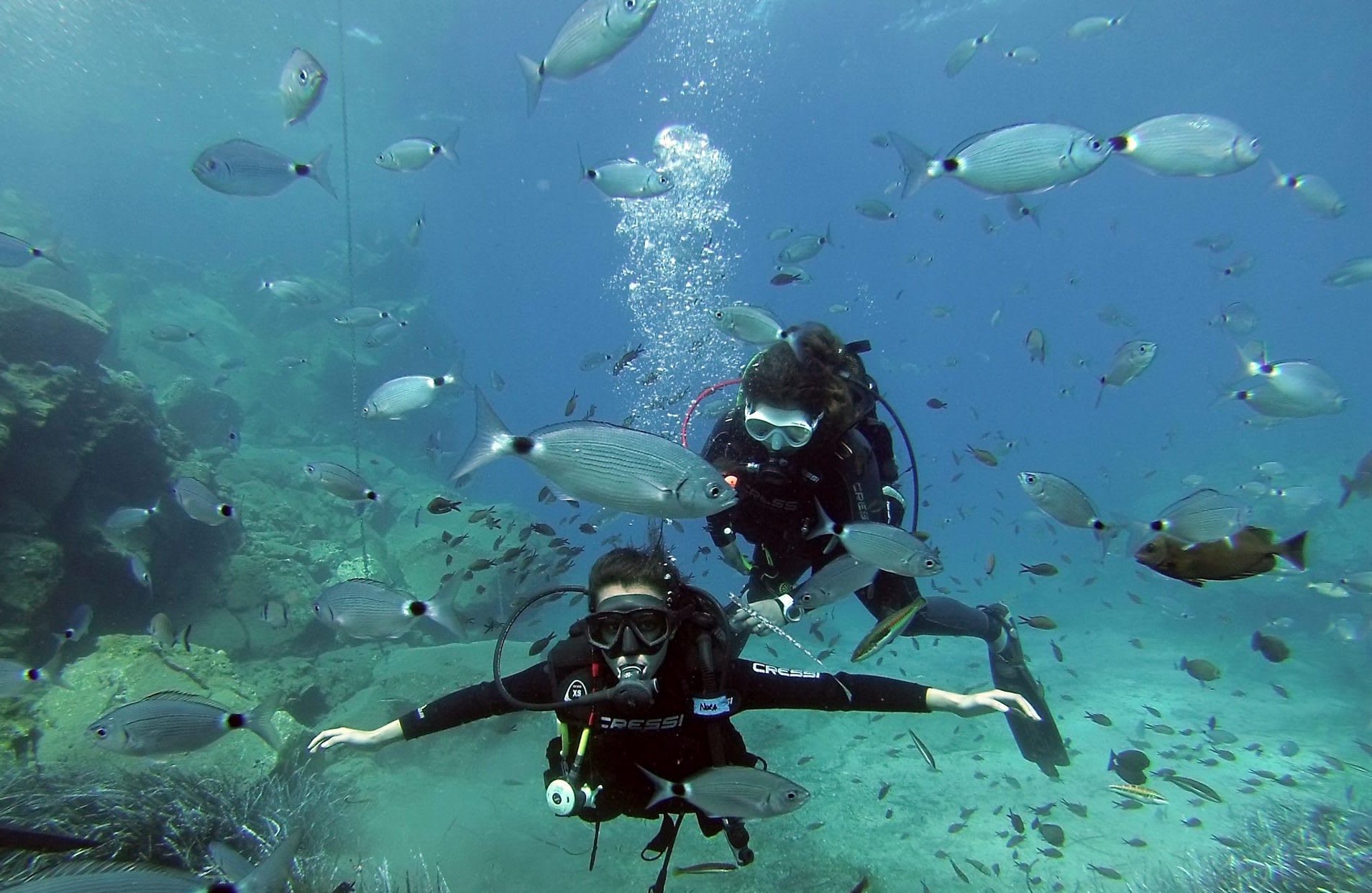 Buceo en Santorini