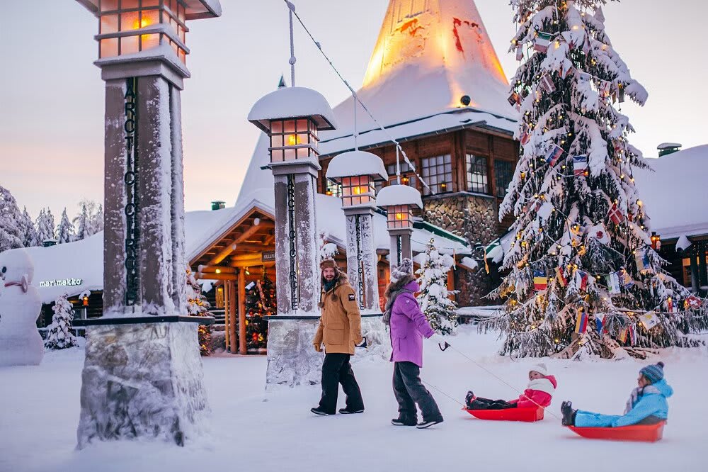 Visit to Santa Claus Village in Lapland, Rovaniemi