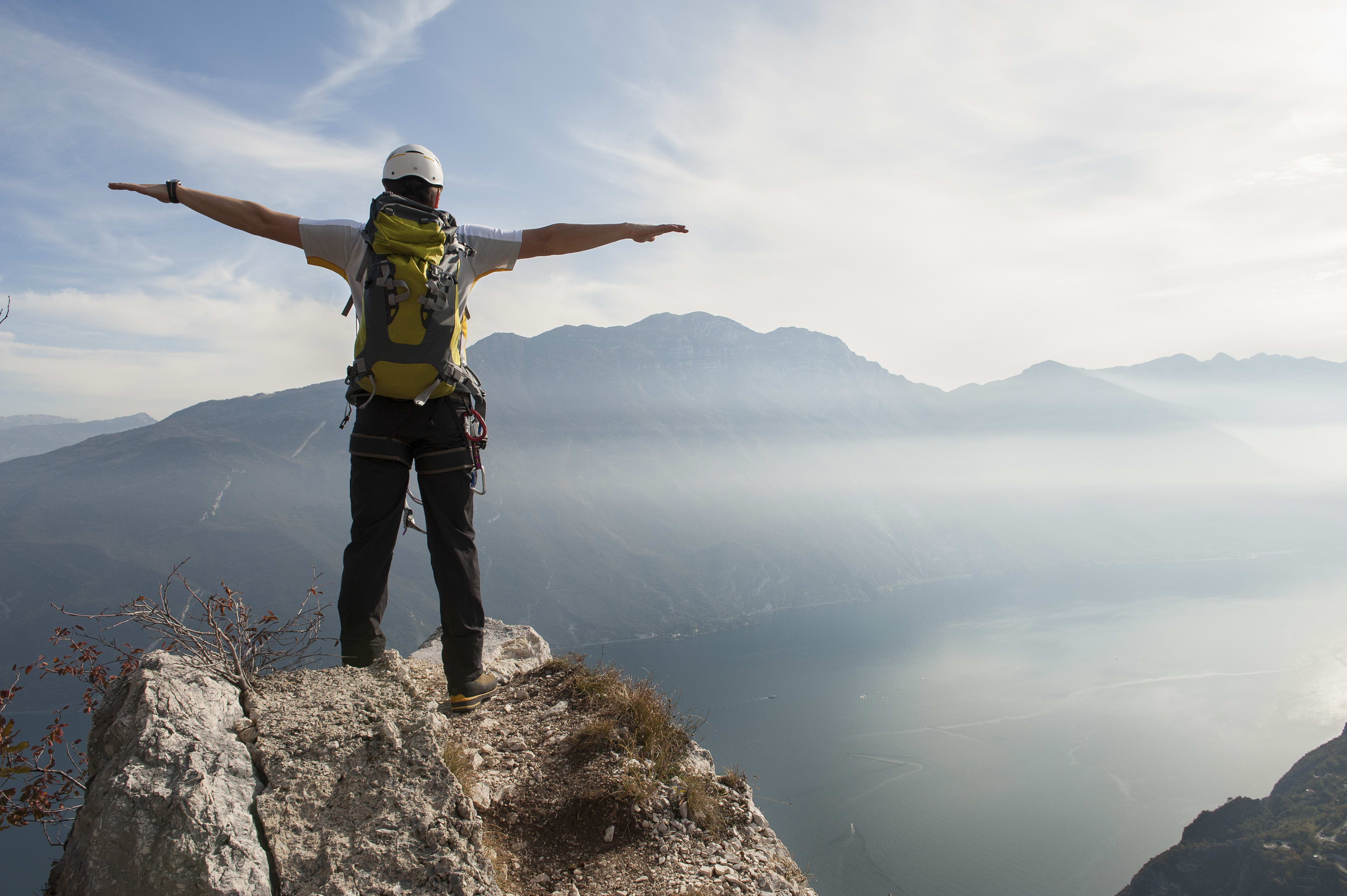 Via Ferrata Cima Capi sobre el Lago de Garda