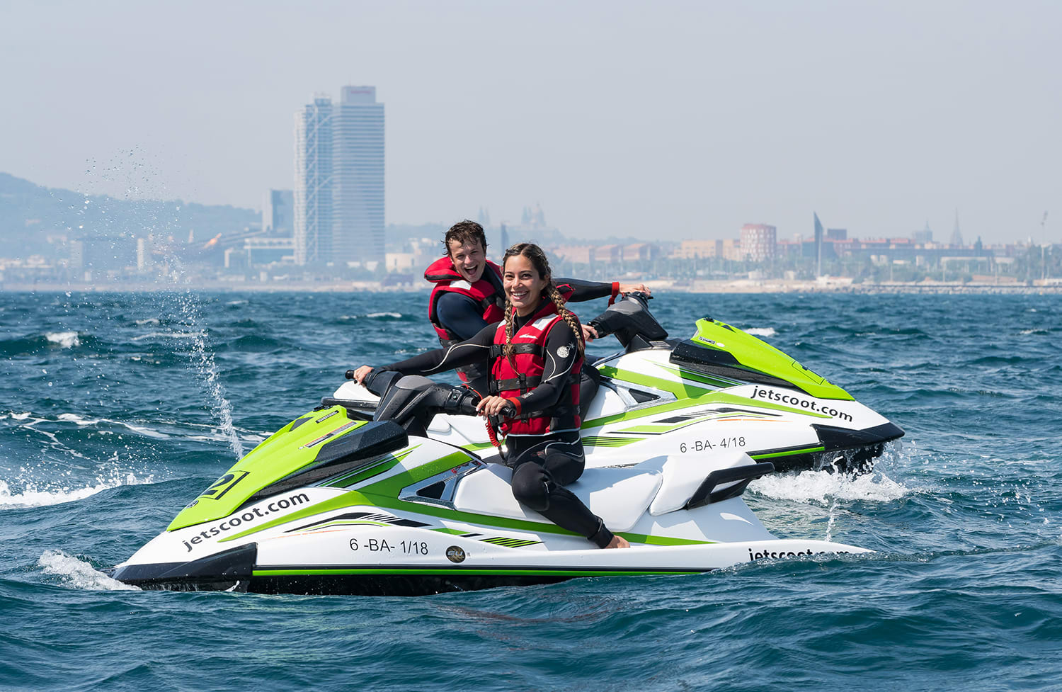 Alquiler de motos acuáticas en Barcelona