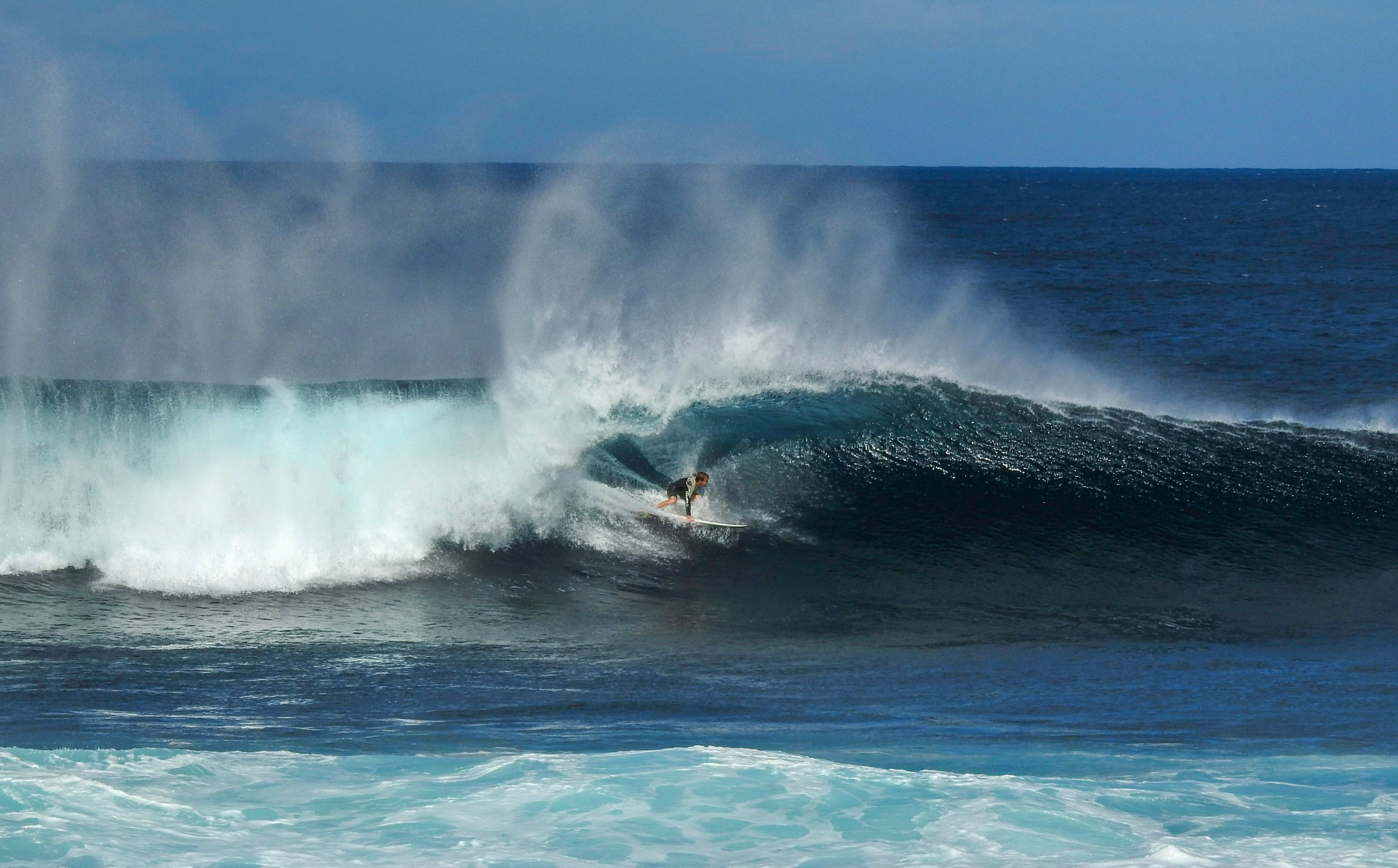 Surfing at El Quemao