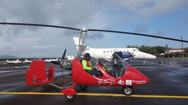 Survol de la Martinique en autogire