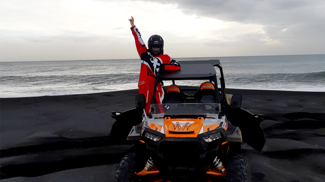 Buggy Fahrt am Black Sands Beach Manawa