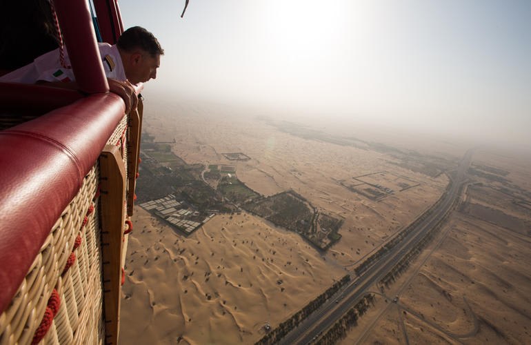 Vuelo en globo aerostático en Dubai