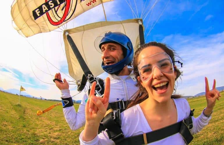 Skydive Landing