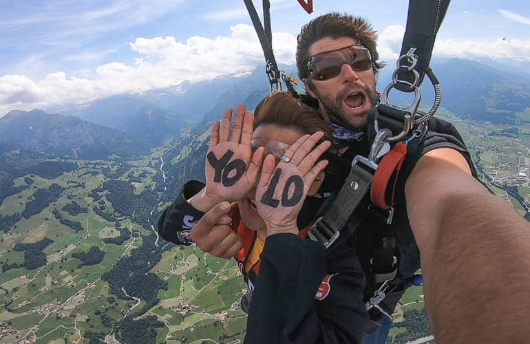 Tandem Skydiving Interlaken