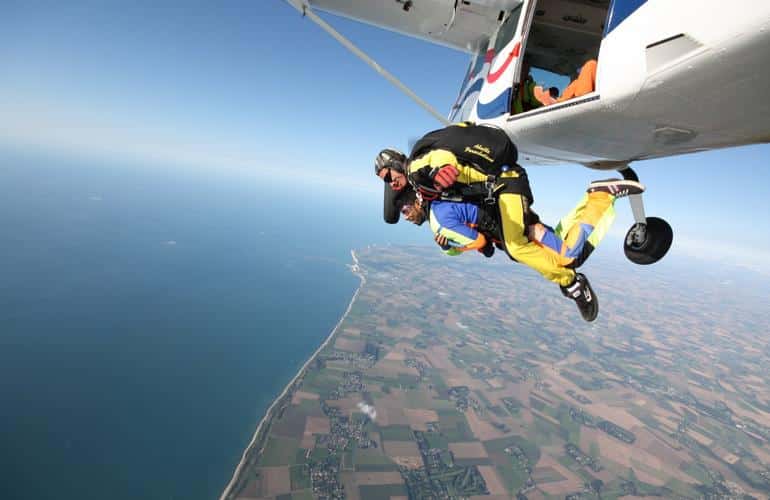 Salto en tándem Le Havre