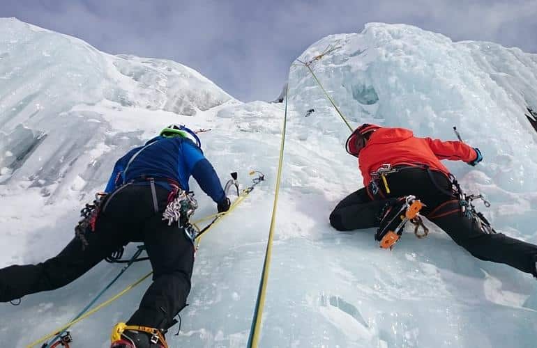 cascade de glace