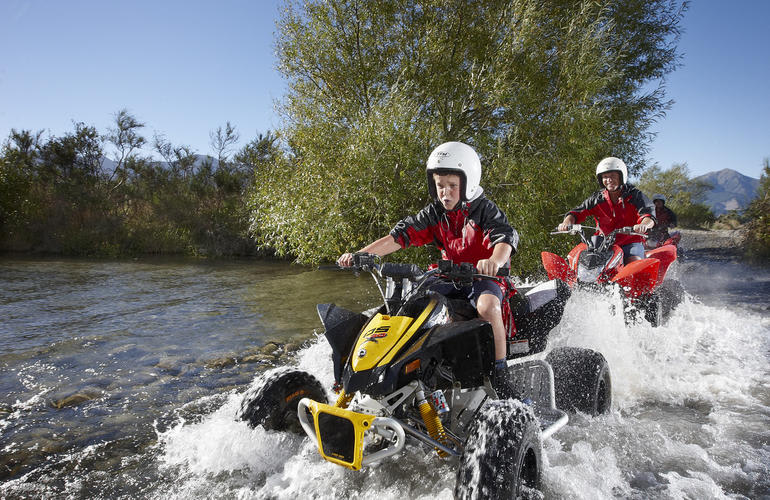 Quad-biking in Hanmer Springs