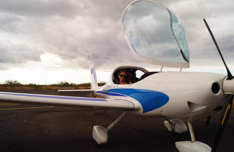 vuelo en ultraligero en la isla de la reunión