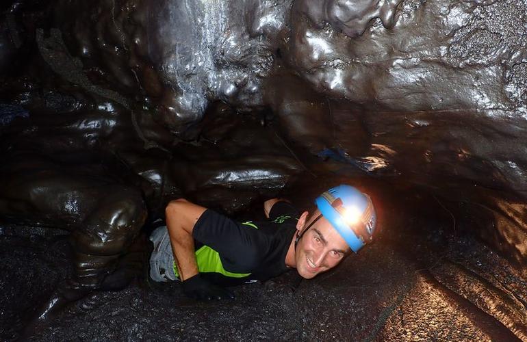 Caving in Reunion Island