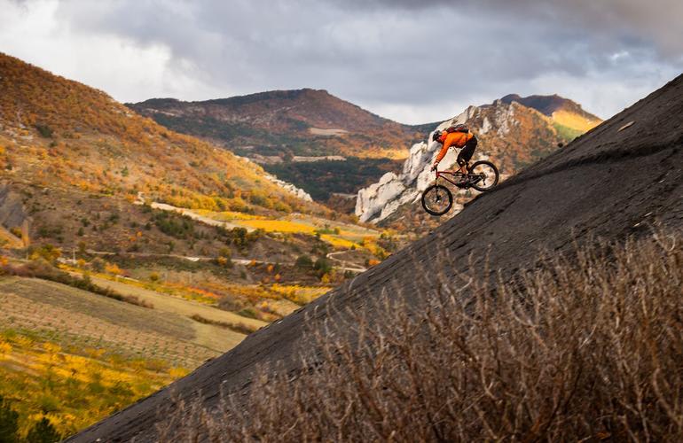 Downhill bike Ardèche