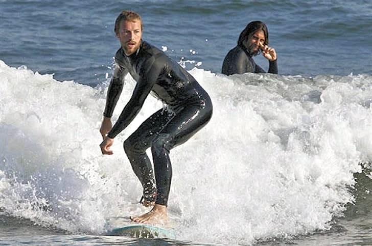 Chris Martin Coldplay Surf