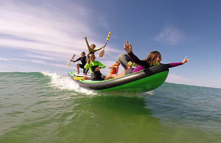 Paddle boarding