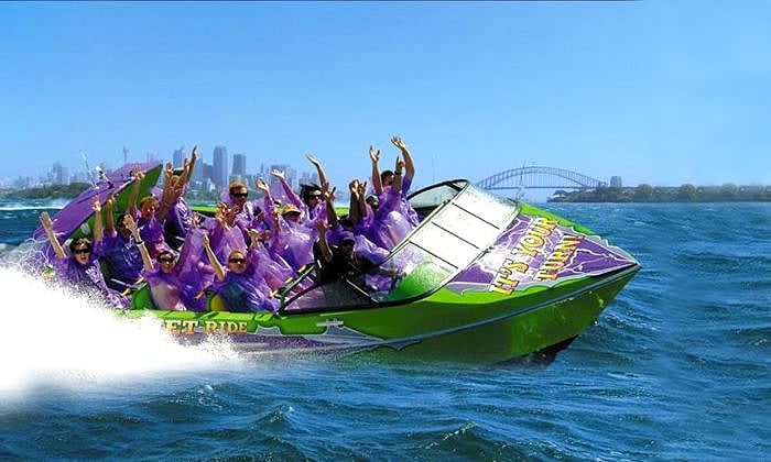 Jet Boating in Sydney Harbor