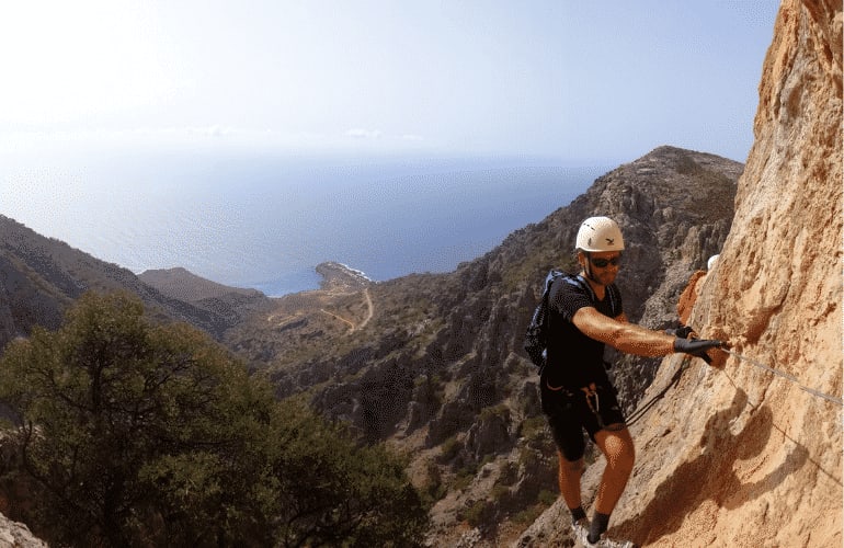 Via Ferrata en Crète