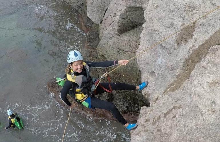 coasteering and abseiling Canary Islands