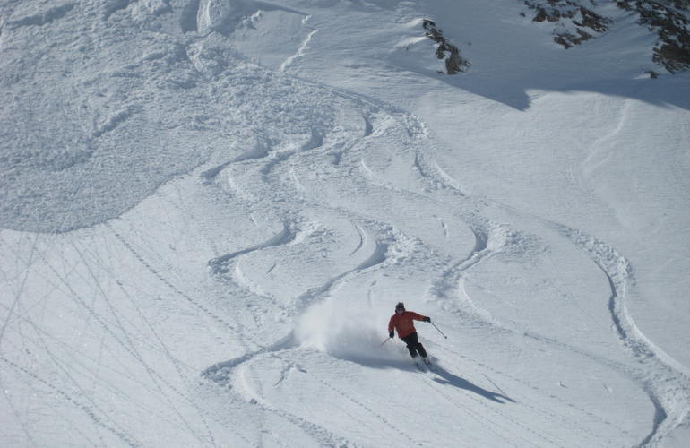 Ski hors-piste à Val d'Isère