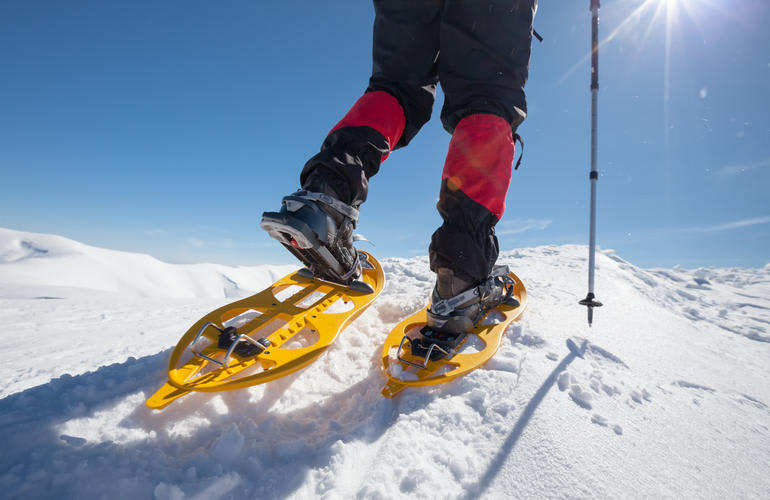 Schneeschuhwandern in Tromsø