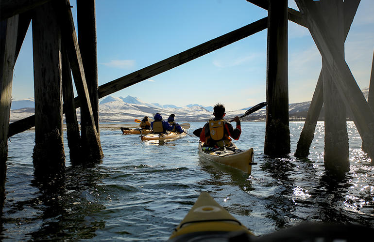 Kayak de mar en Tromsø