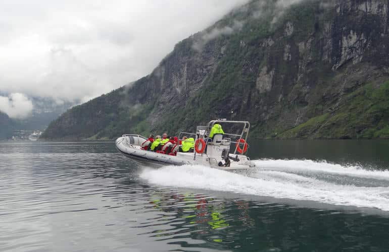 Jet boating in Tromsø