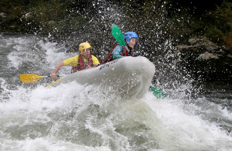 Rafting en aguas bravas como regalo