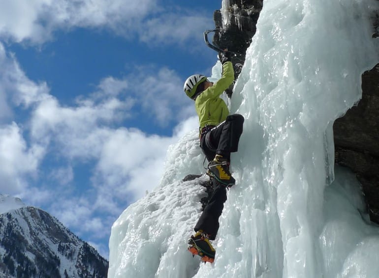 Cascade de Glace à Chamonix