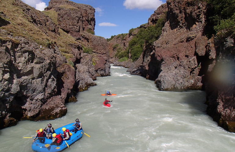 Rafting en Islandia