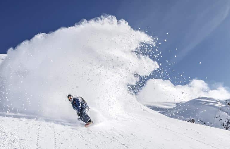 Snowboarden in Kitzbühel