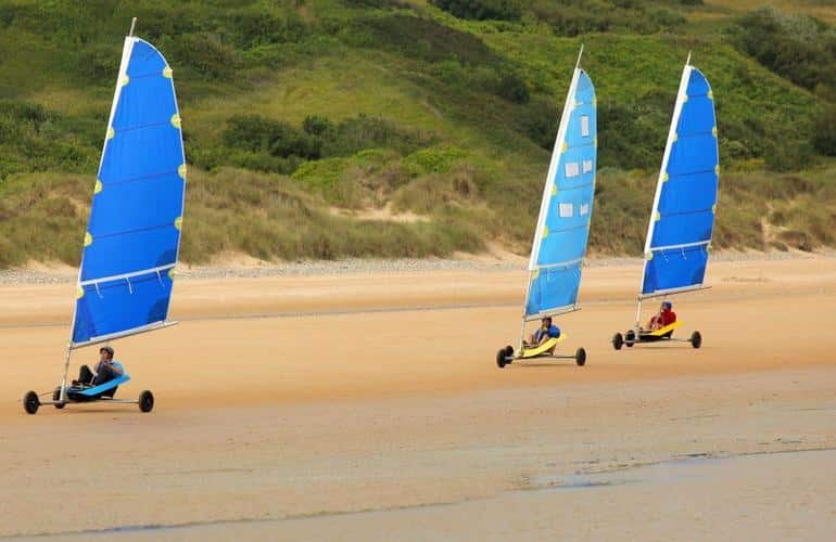 Voile terrestre en Normandie