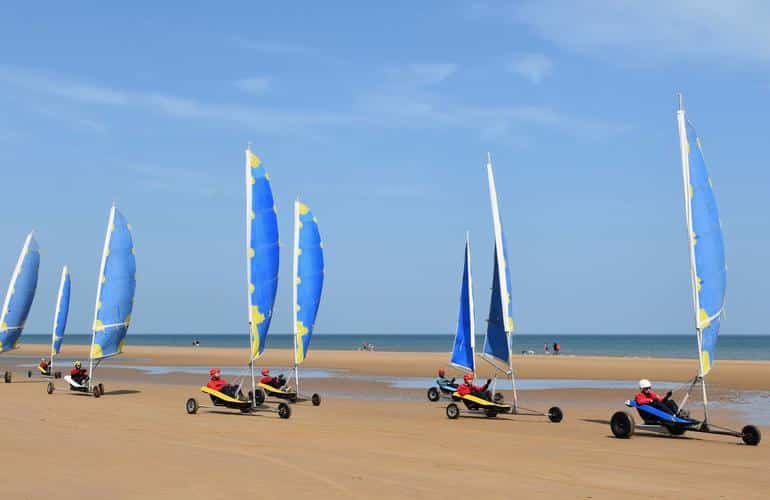 Voile terrestre en Normandie