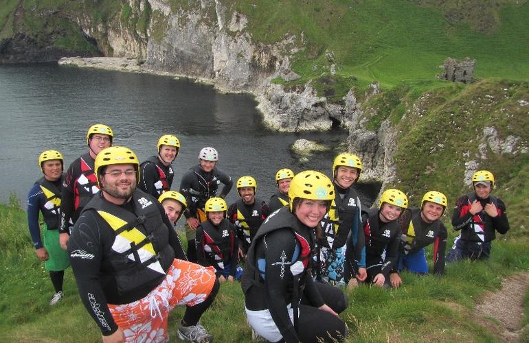 Coasteering à Portrush