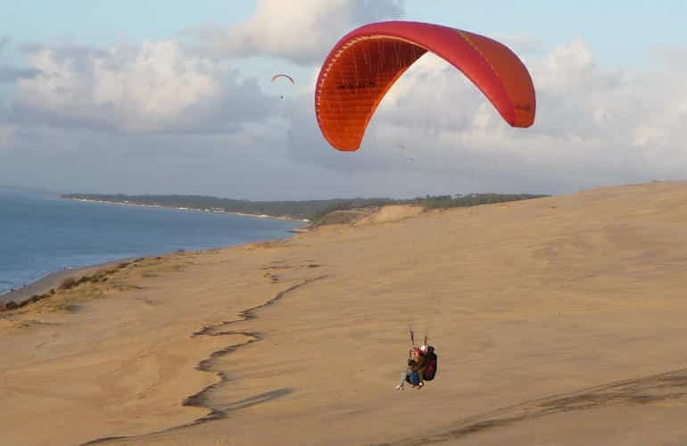 Parapente en Dune du Pilat, Francia