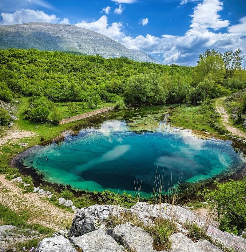 Quellbecken des Flusses Cetina