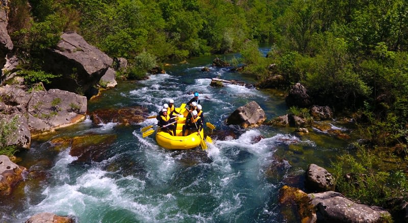 Rafting sur la rivière Cetina