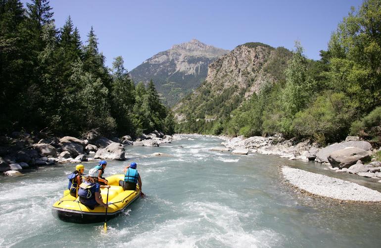 Ubaye-Fluss-Rafting