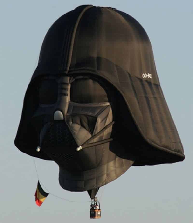 darth vadar heißluftballon