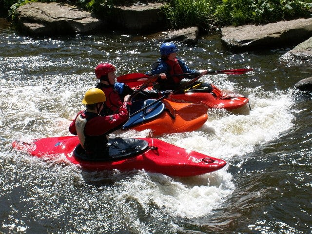 Ziel für Outdoor-Sportarten Fluss Irwell