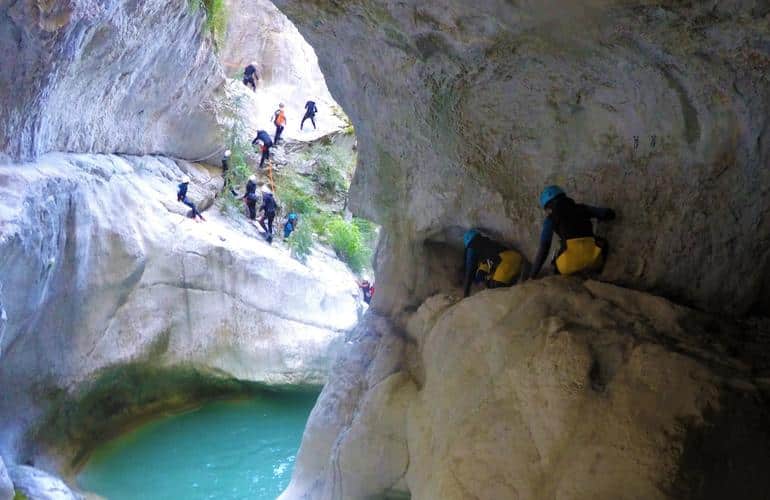 Descenso de barrancos Verdon Gorge