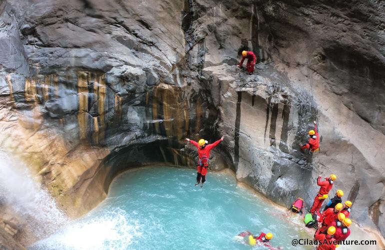 Canyoning Bras Rouge-Schlucht