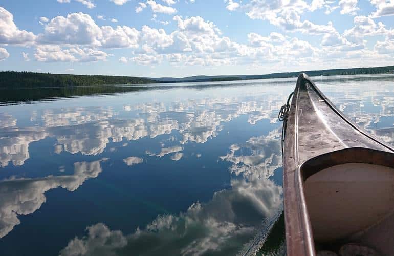 canoeing trip kiruna 