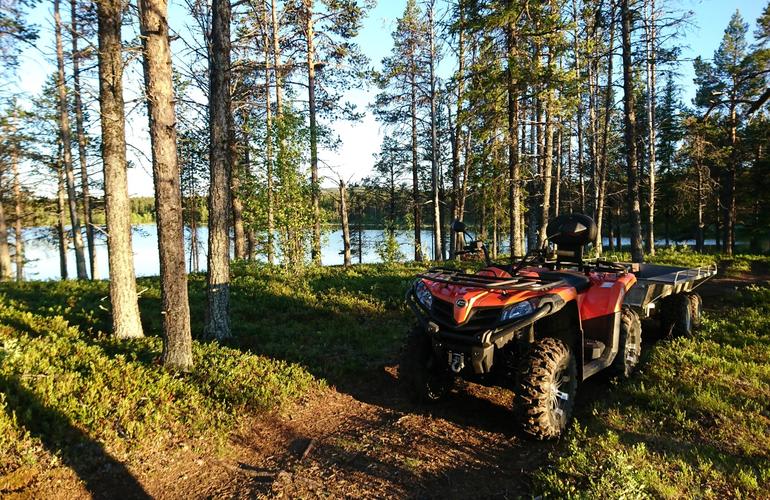 Ruta en quad por la naturaleza salvaje de Kiruna