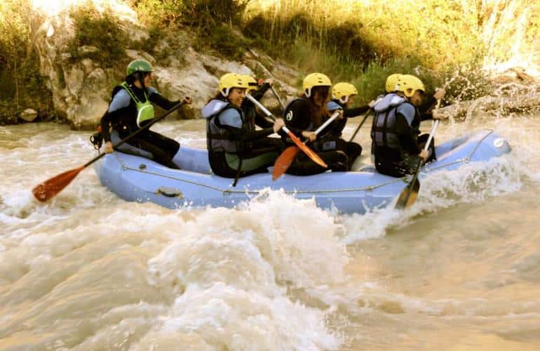 rafting río genil